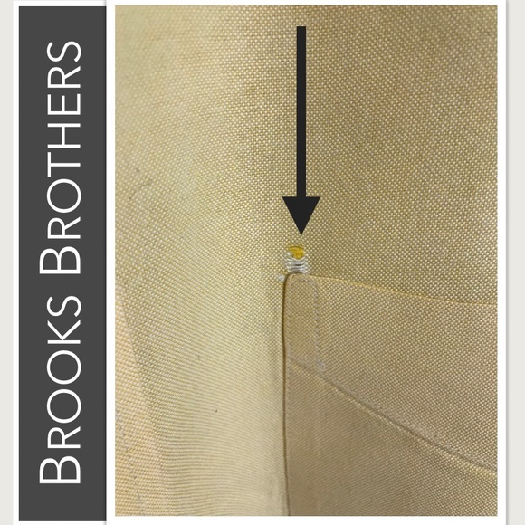 💙Brooks Brothers Men’s Button Down Shirt in Yellow GUC - Picture 5 of 6
